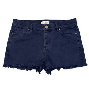 LOFT Navy Frayed Hem Shorts Women’s Size 6 (28)